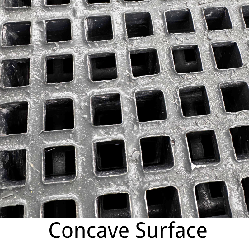 frp grating concave surface for ramps and walkways