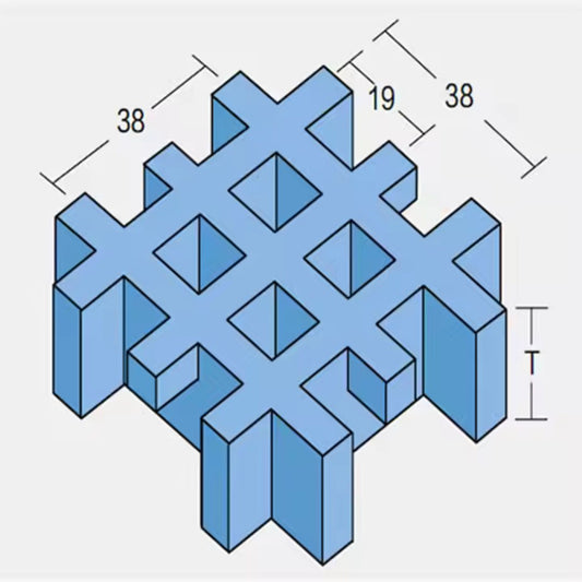 FRP Grating 19x19mm Mini Mesh