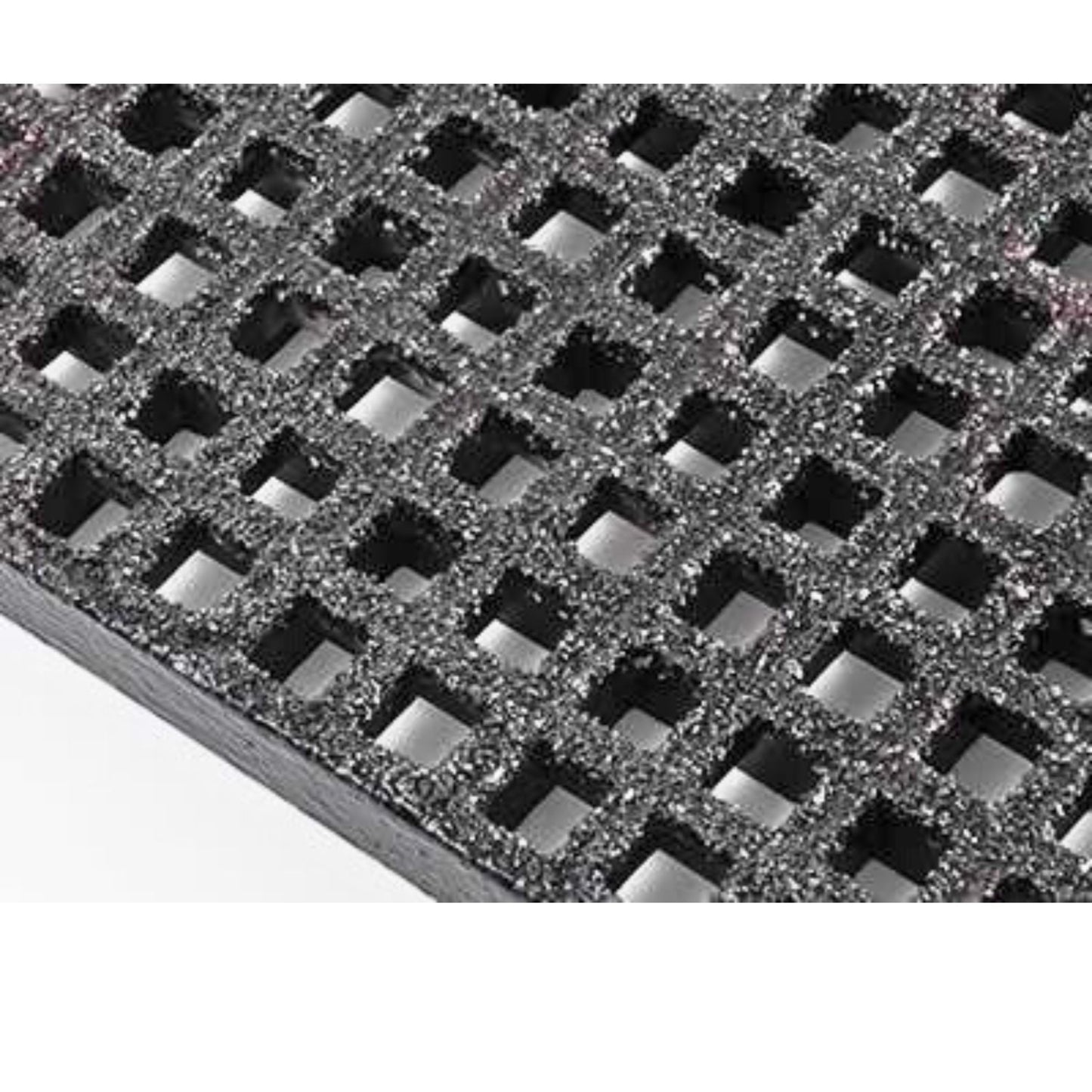 frp grate non-slip grit mini mesh19x19mm dark grey 1220x3660mm