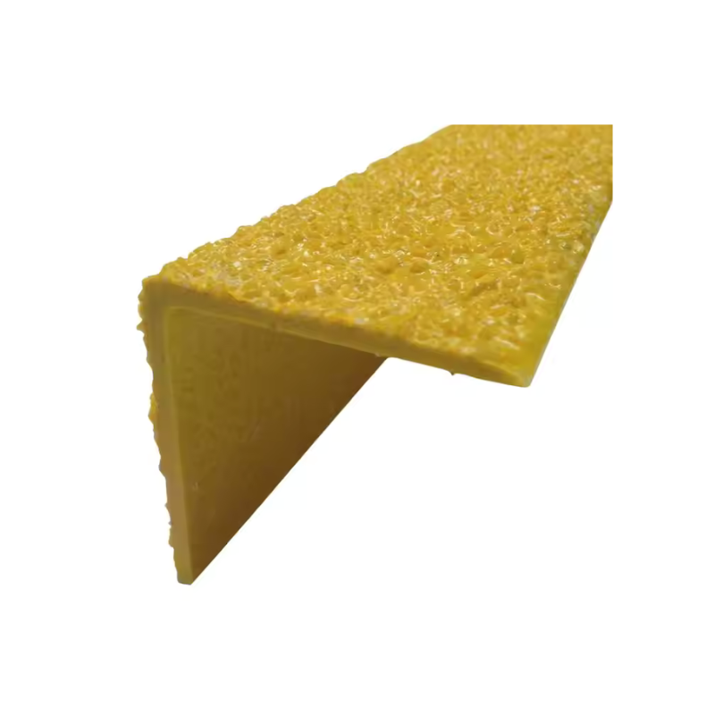 FRP Stairs Nosing Non-Slip Grit Surface Sold By Per Meter