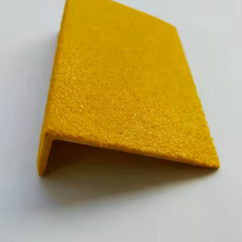 FRP Stairs Nosing Non-Slip Grit Surface Sold By Per Meter