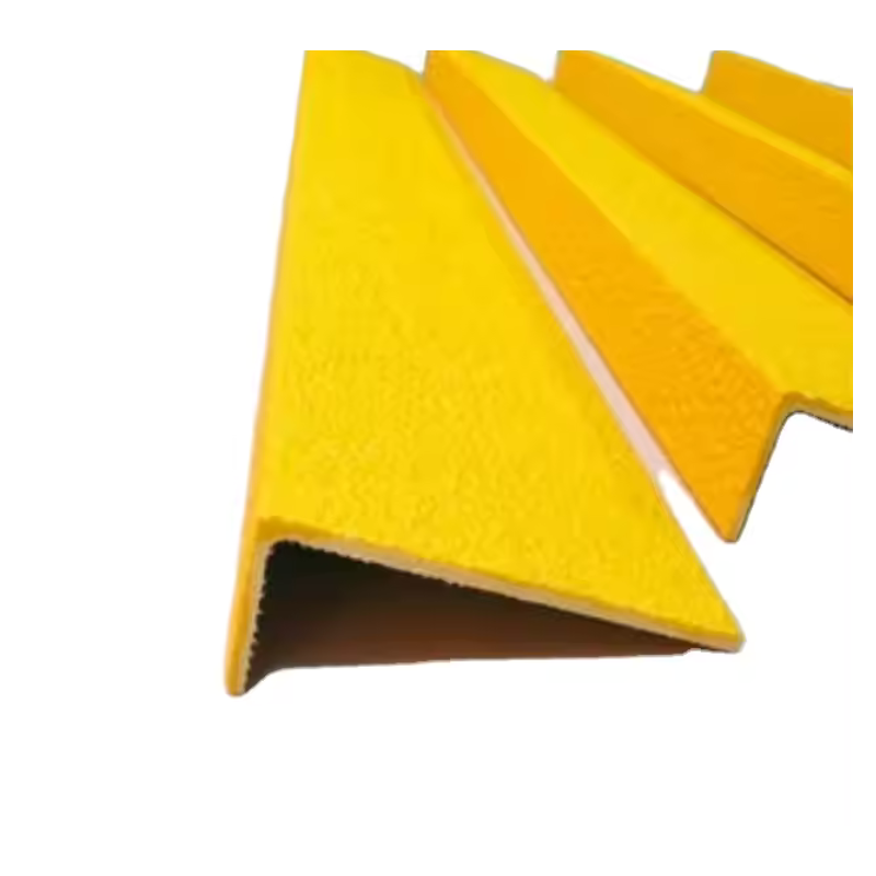 FRP Stairs Nosing Non-Slip Grit Surface Sold By Per Meter
