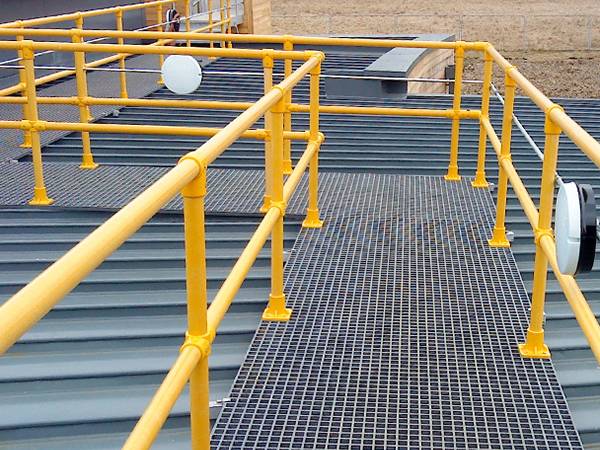 FRP/GRP HANDRAIL FITTINGS Round Tubes Connecting and Securing Handrail Systems