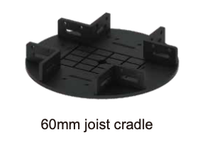 Adjustable Decking Tile Pedestal Deck Support for Courtyard Construction