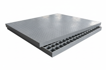 Diamond Solid Top FRP Grating