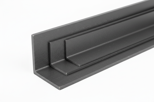 FRP Equal Angle - Dark Gray with Exact Texture Match