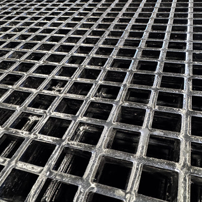 black grating concave surface for decking