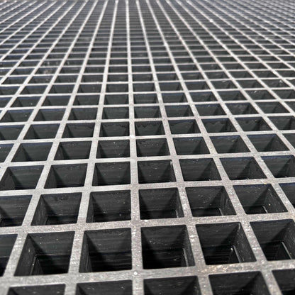 FRP flooring grating 38x38mm standard mesh size 1220x3660mm