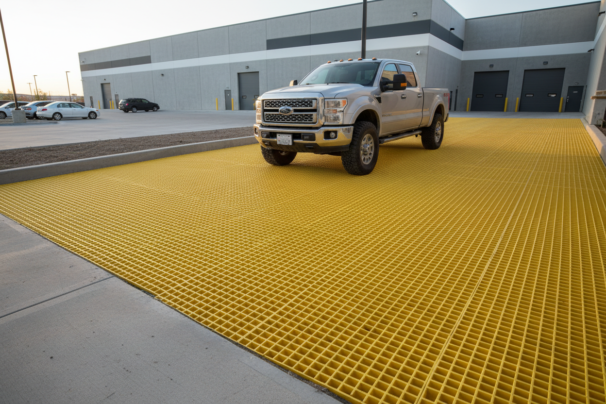 FRP Grating Vehicle Access