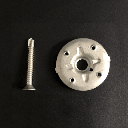 w clip and screw for frp grating install