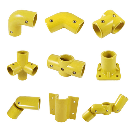 FRP/GRP HANDRAIL FITTINGS Round Tubes Connecting and Securing Handrail Systems