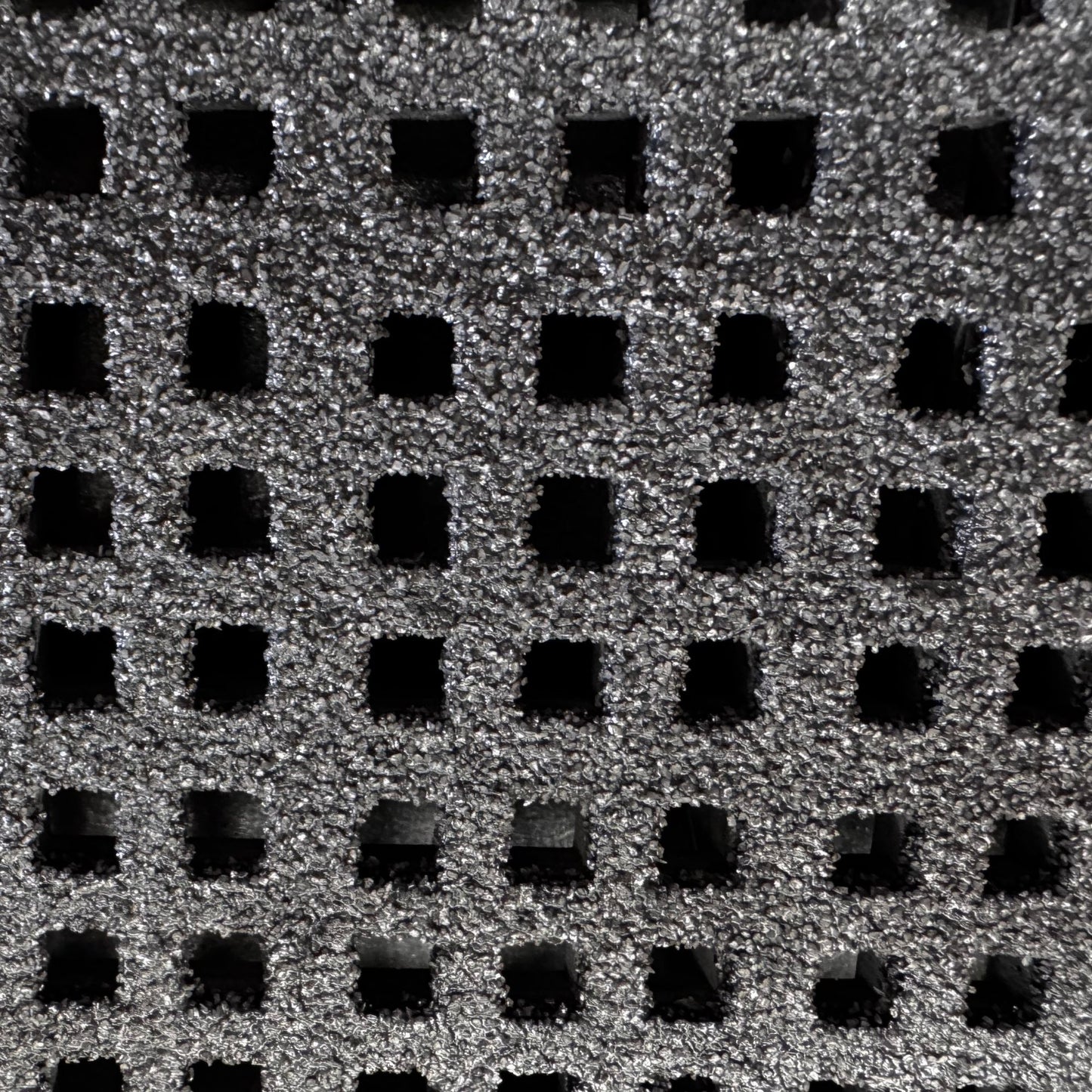 FRP Grating 12.7x12.7mm Micro Mesh non-slip grit