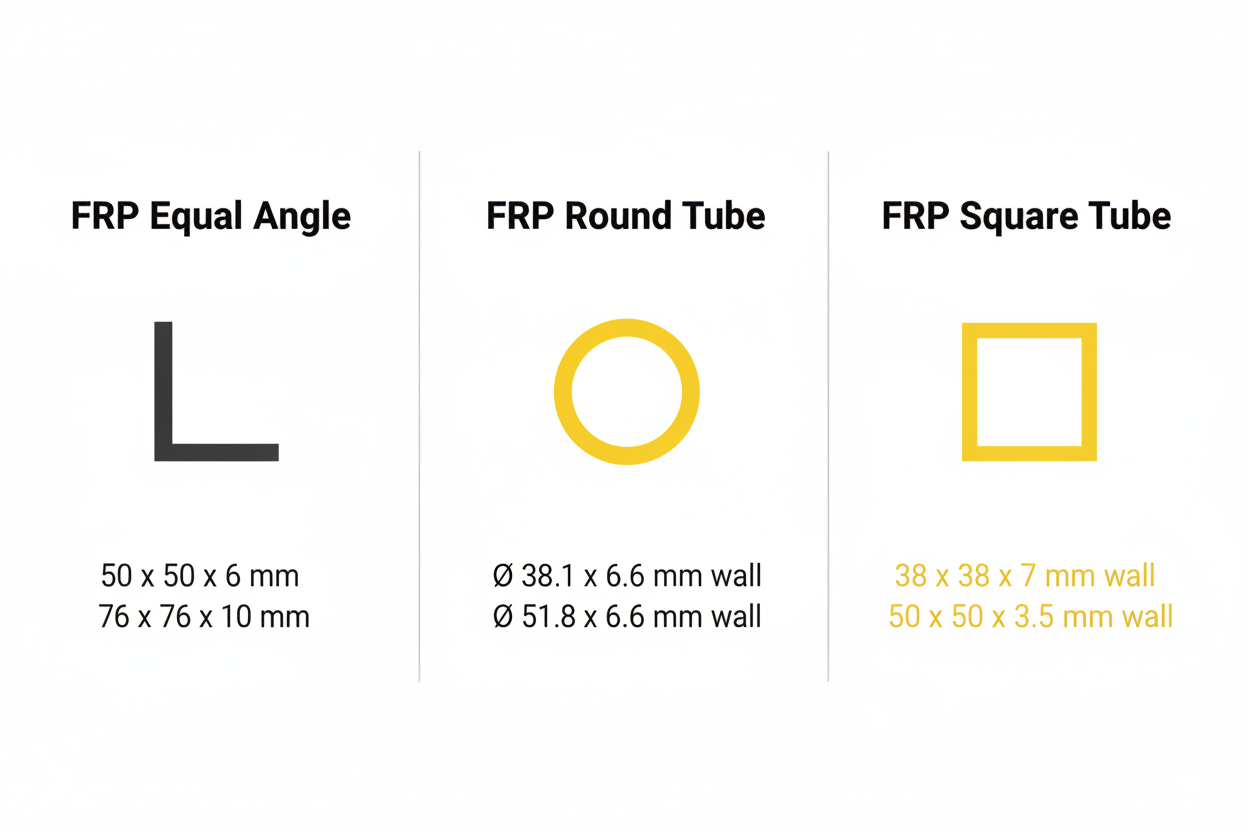 FRP Profiles Specifications - Clean Design