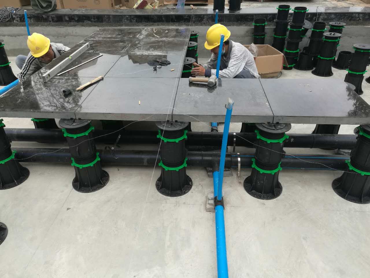 Adjustable Decking Tile Pedestal Deck Support for Courtyard Construction