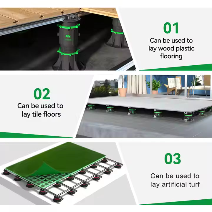 Adjustable Decking Tile Pedestal Deck Support for Courtyard Construction