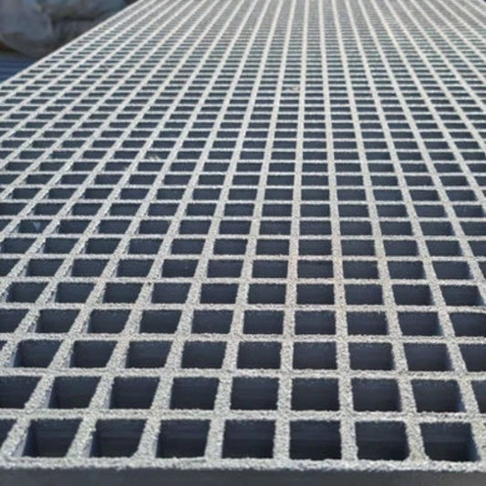FRP flooring grating 38x38mm standard mesh size 1220x3660mm